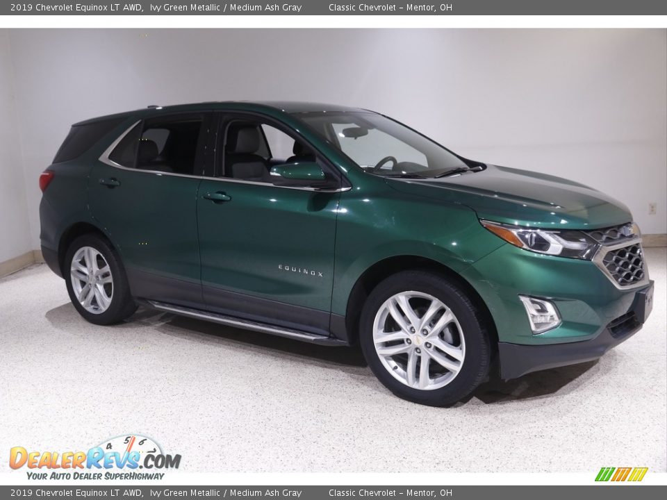 2019 Chevrolet Equinox LT AWD Ivy Green Metallic / Medium Ash Gray Photo #1