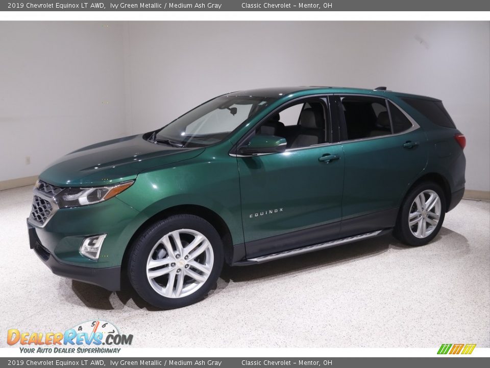 2019 Chevrolet Equinox LT AWD Ivy Green Metallic / Medium Ash Gray Photo #3