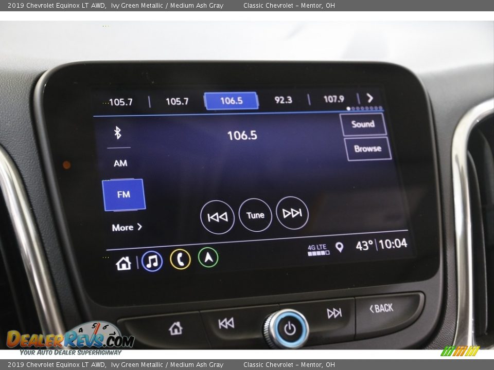 2019 Chevrolet Equinox LT AWD Ivy Green Metallic / Medium Ash Gray Photo #10