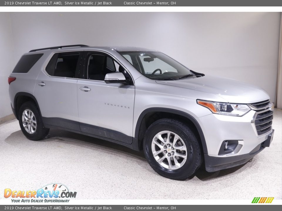 2019 Chevrolet Traverse LT AWD Silver Ice Metallic / Jet Black Photo #1
