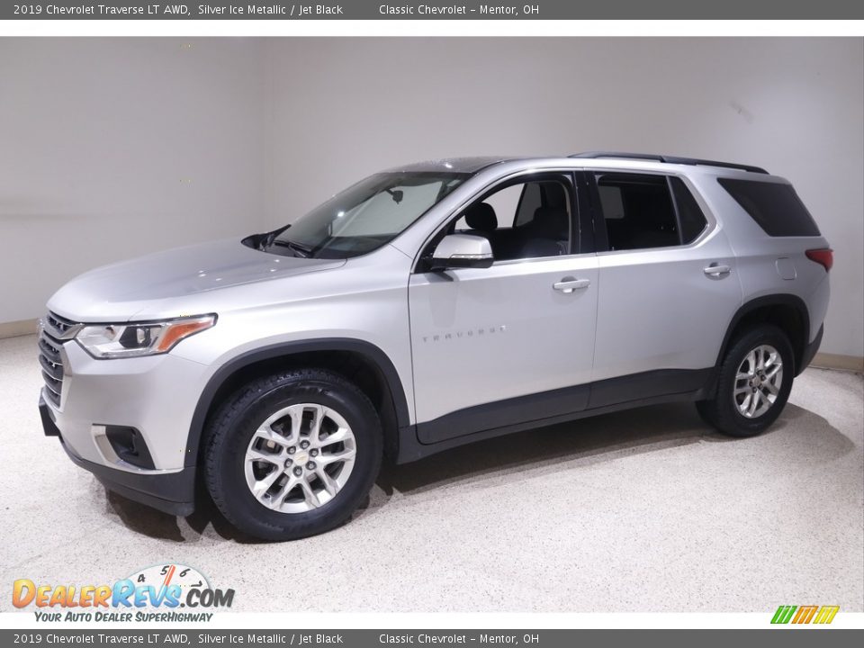2019 Chevrolet Traverse LT AWD Silver Ice Metallic / Jet Black Photo #3