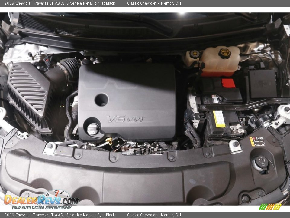 2019 Chevrolet Traverse LT AWD Silver Ice Metallic / Jet Black Photo #19