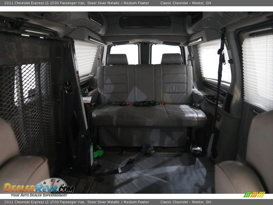 2011 Chevrolet Express LS 1500 Passenger Van Sheer Silver Metallic / Medium Pewter Photo #14
