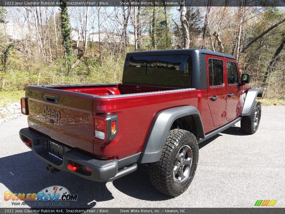 2022 Jeep Gladiator Rubicon 4x4 Snazzberry Pearl / Black Photo #6