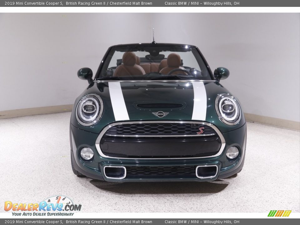 2019 Mini Convertible Cooper S British Racing Green II / Chesterfield Malt Brown Photo #3