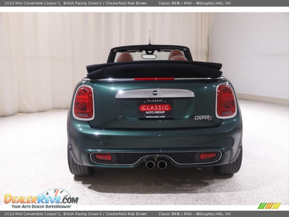 2019 Mini Convertible Cooper S British Racing Green II / Chesterfield Malt Brown Photo #20