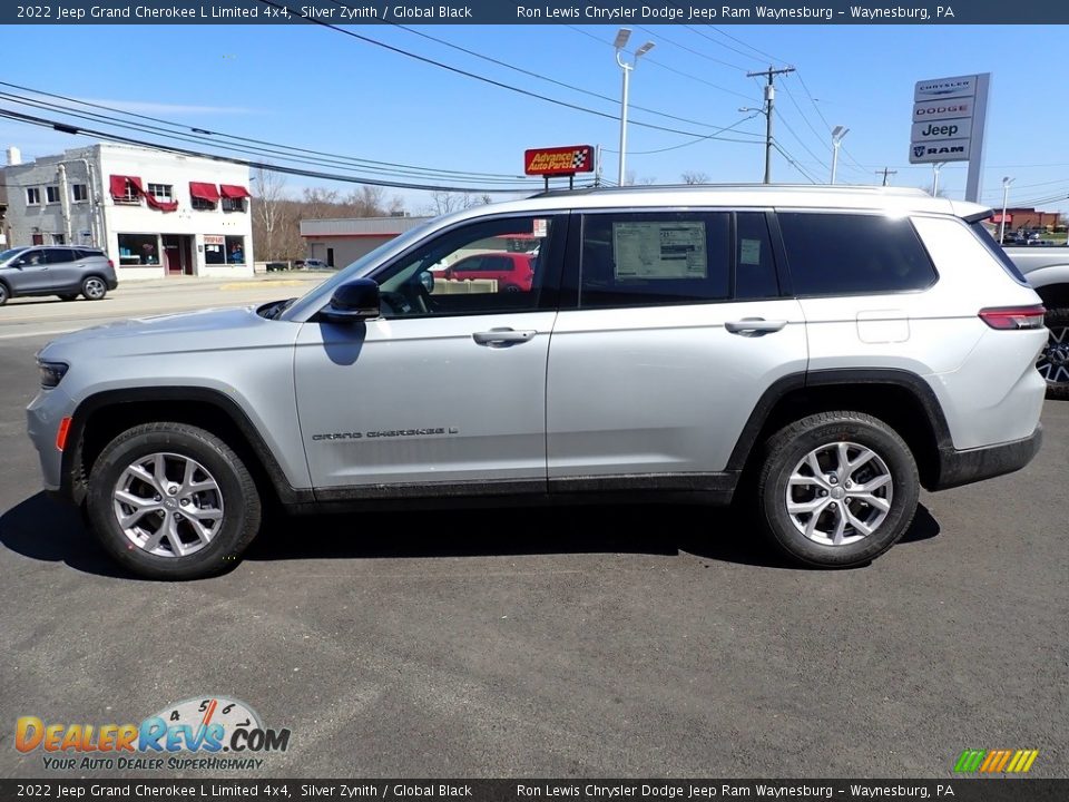 2022 Jeep Grand Cherokee L Limited 4x4 Silver Zynith / Global Black Photo #2