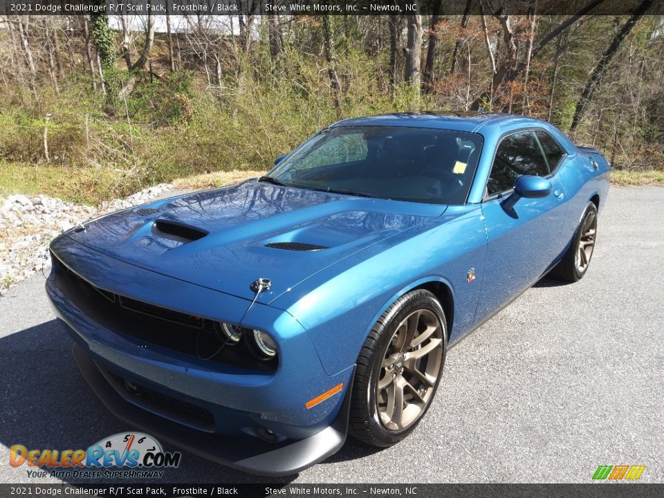 2021 Dodge Challenger R/T Scat Pack Frostbite / Black Photo #2