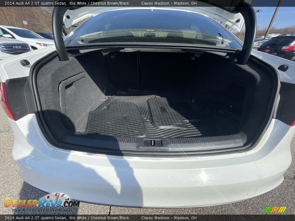 2014 Audi A4 2.0T quattro Sedan Ibis White / Chestnut Brown/Black Photo #3