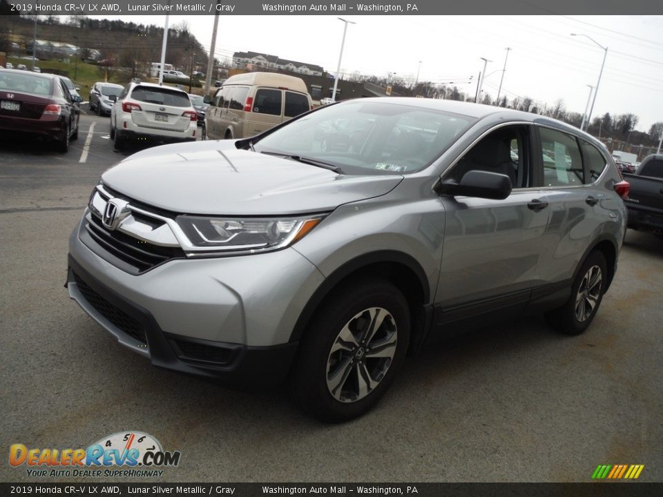 2019 Honda CR-V LX AWD Lunar Silver Metallic / Gray Photo #4