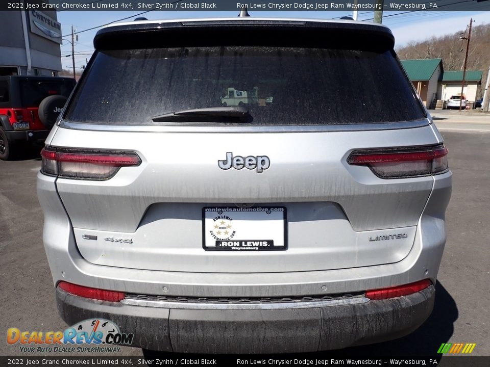 2022 Jeep Grand Cherokee L Limited 4x4 Silver Zynith / Global Black Photo #4
