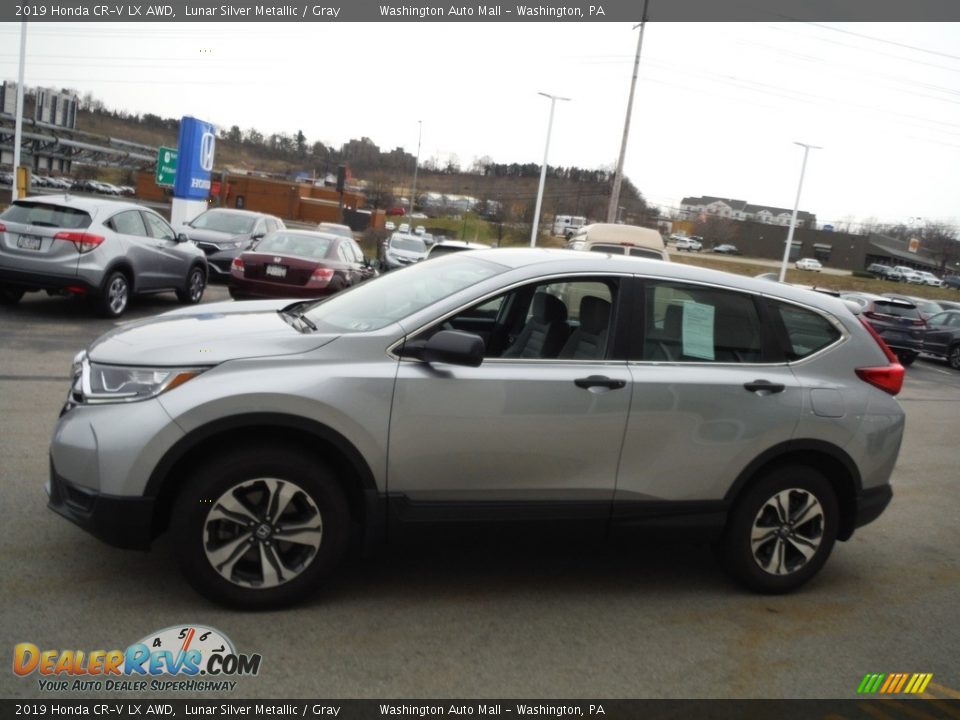 2019 Honda CR-V LX AWD Lunar Silver Metallic / Gray Photo #5