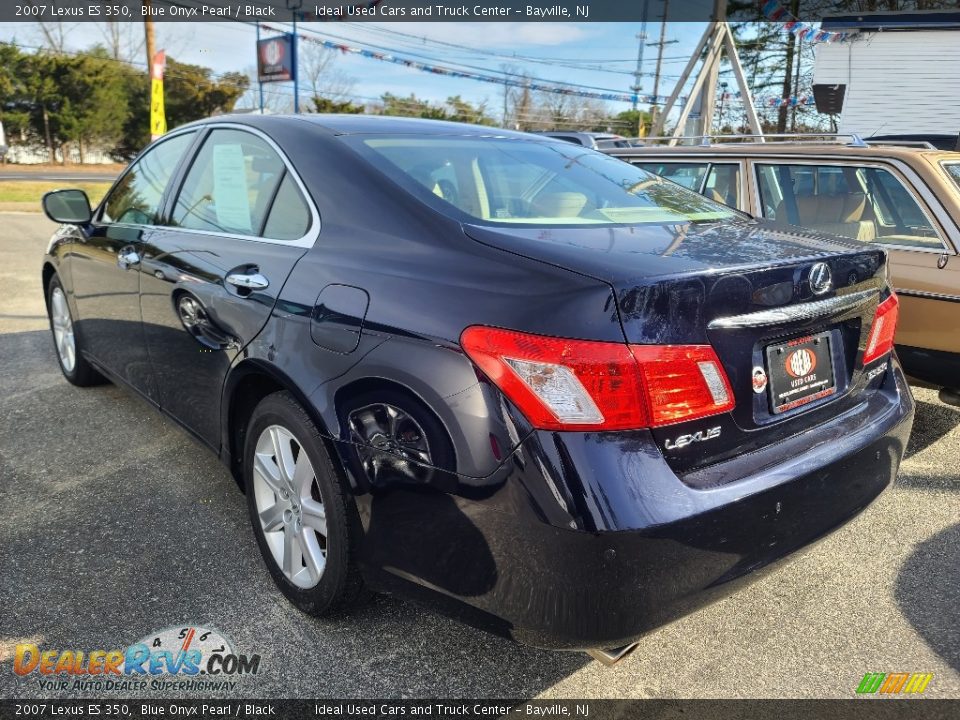 2007 Lexus ES 350 Blue Onyx Pearl / Black Photo #4