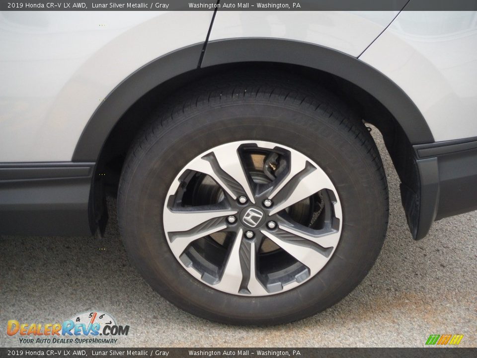 2019 Honda CR-V LX AWD Lunar Silver Metallic / Gray Photo #6