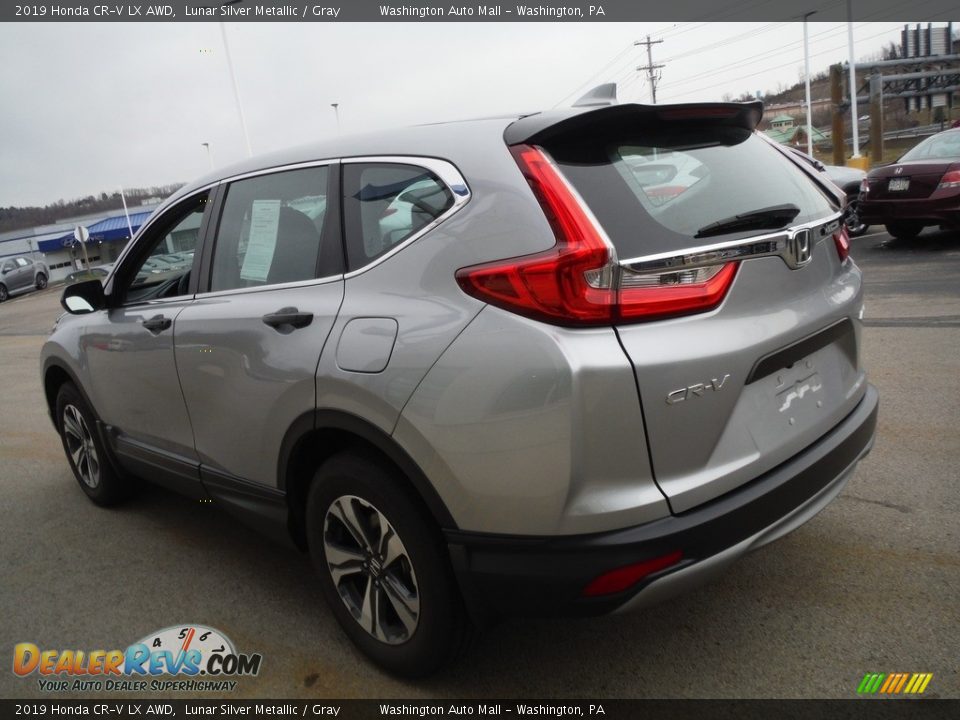 2019 Honda CR-V LX AWD Lunar Silver Metallic / Gray Photo #7