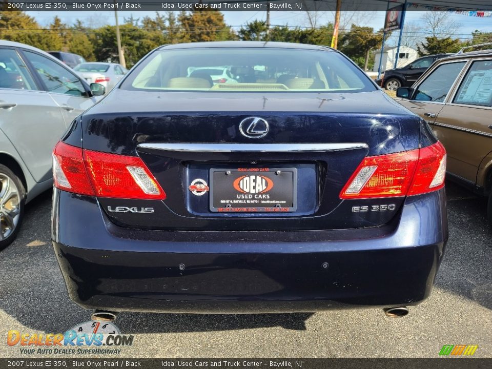 2007 Lexus ES 350 Blue Onyx Pearl / Black Photo #5