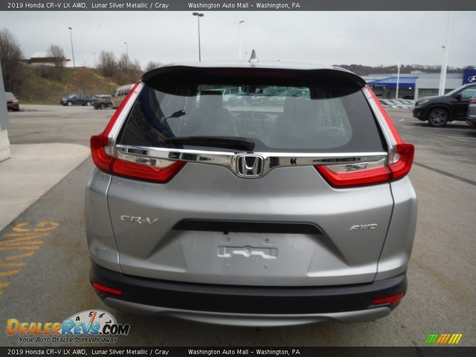 2019 Honda CR-V LX AWD Lunar Silver Metallic / Gray Photo #8