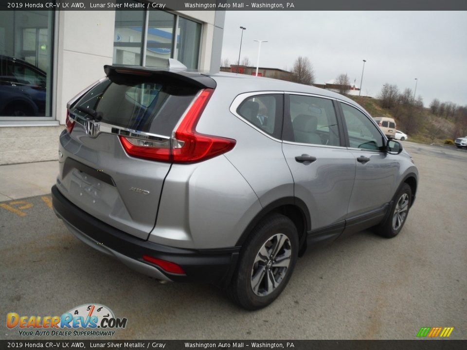 2019 Honda CR-V LX AWD Lunar Silver Metallic / Gray Photo #9