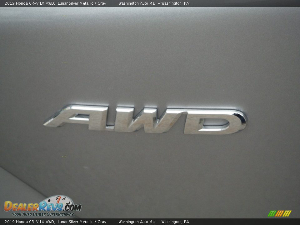 2019 Honda CR-V LX AWD Lunar Silver Metallic / Gray Photo #10