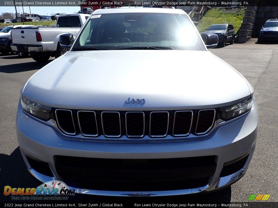 2022 Jeep Grand Cherokee L Limited 4x4 Silver Zynith / Global Black Photo #9