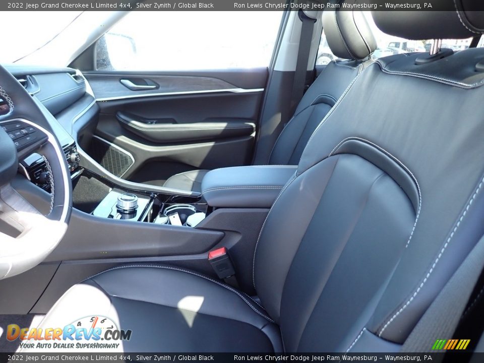 2022 Jeep Grand Cherokee L Limited 4x4 Silver Zynith / Global Black Photo #11