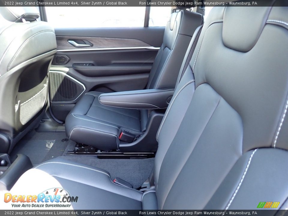 2022 Jeep Grand Cherokee L Limited 4x4 Silver Zynith / Global Black Photo #12
