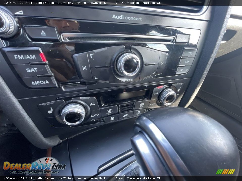 2014 Audi A4 2.0T quattro Sedan Ibis White / Chestnut Brown/Black Photo #15