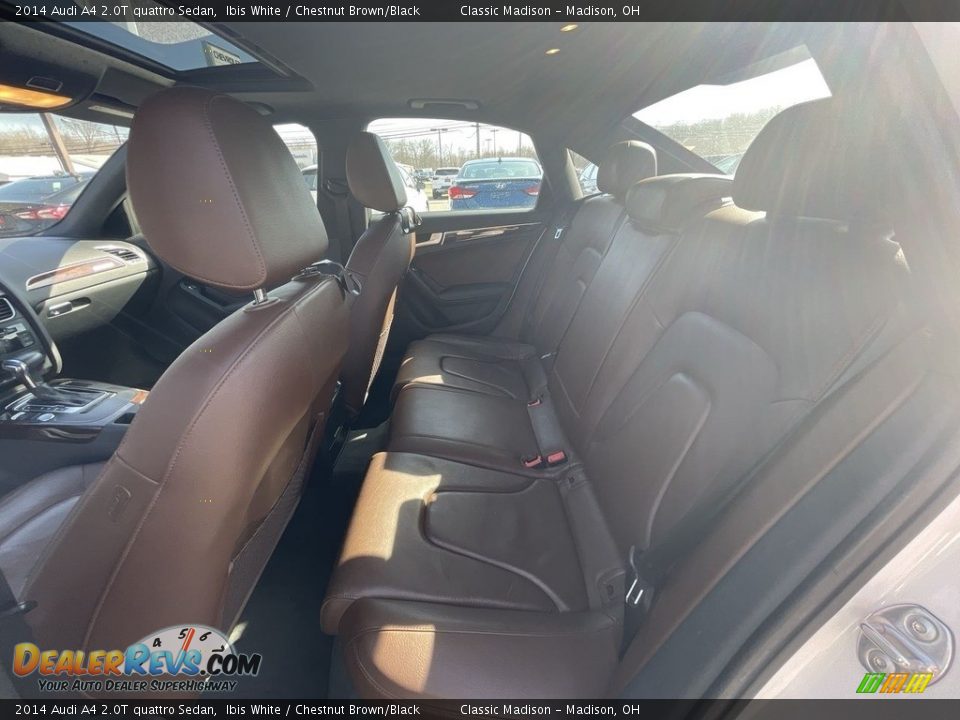 2014 Audi A4 2.0T quattro Sedan Ibis White / Chestnut Brown/Black Photo #18