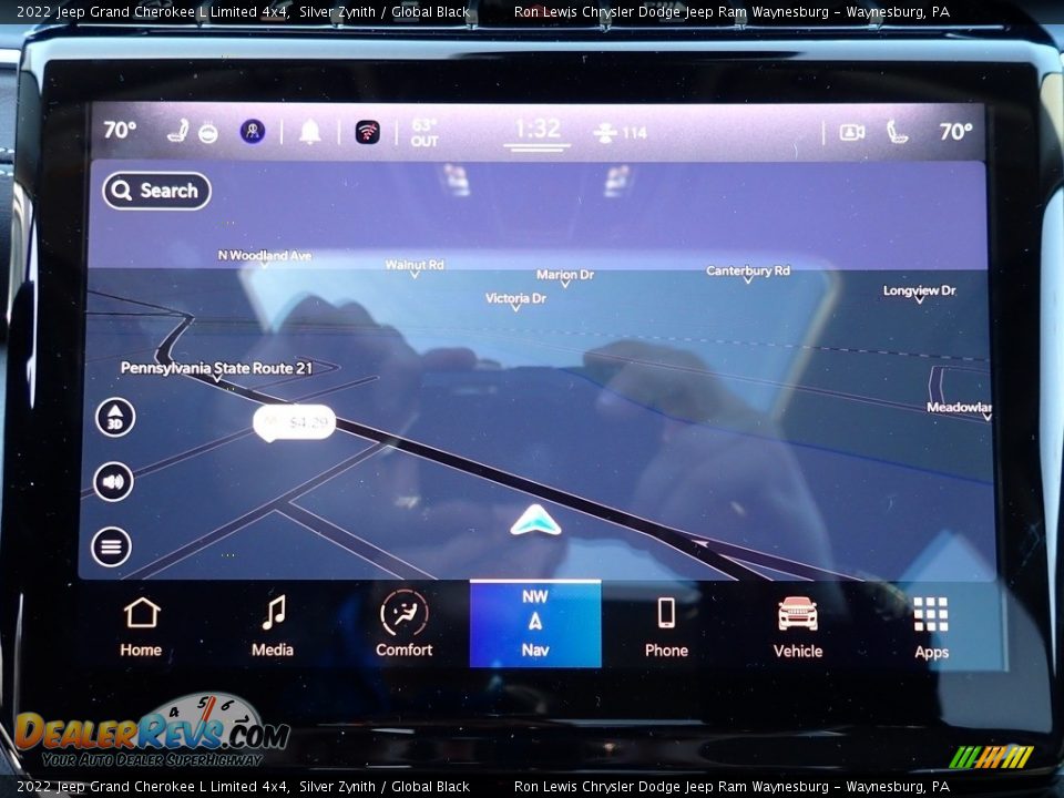 2022 Jeep Grand Cherokee L Limited 4x4 Silver Zynith / Global Black Photo #18