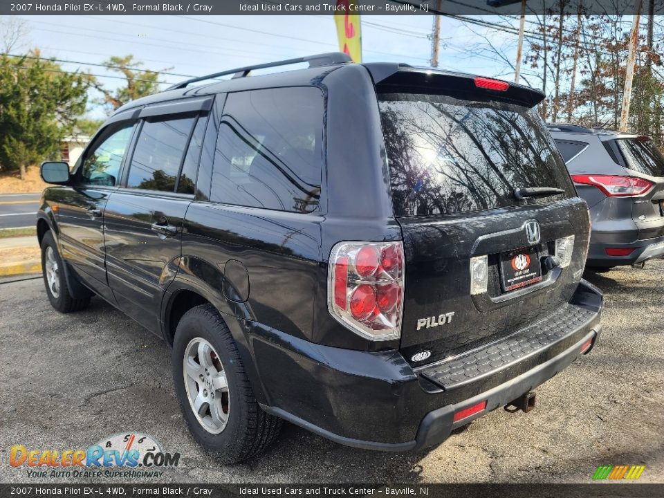 2007 Honda Pilot EX-L 4WD Formal Black / Gray Photo #4