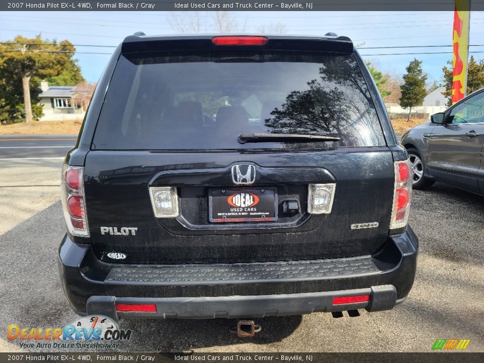 2007 Honda Pilot EX-L 4WD Formal Black / Gray Photo #5