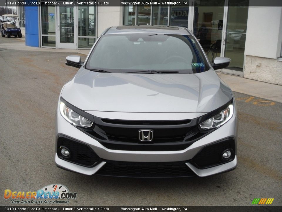 2019 Honda Civic EX Hatchback Lunar Silver Metallic / Black Photo #5