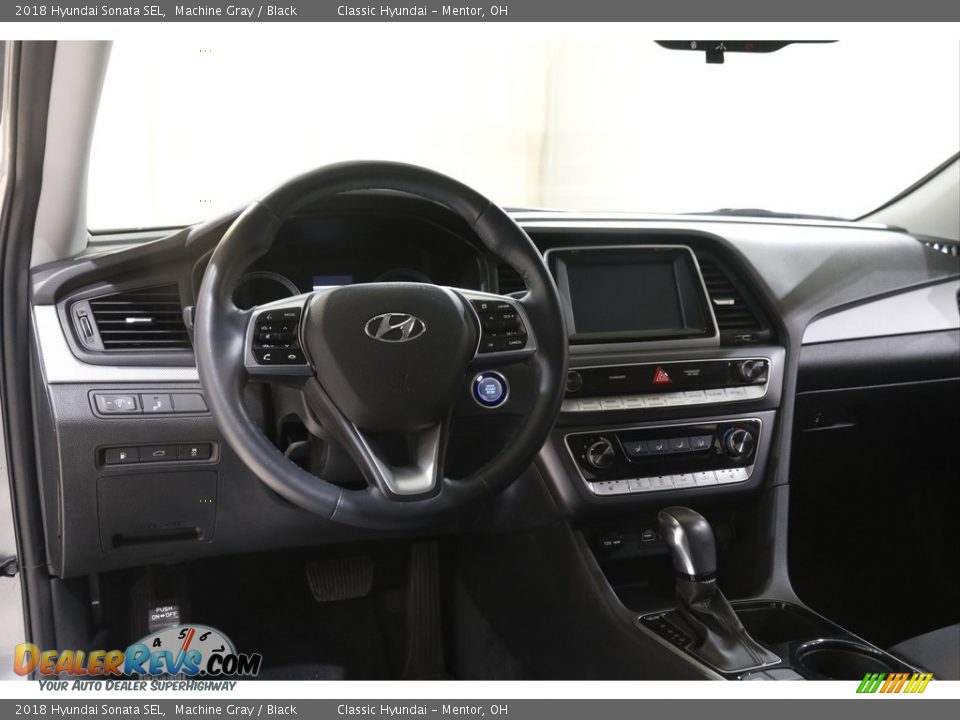2018 Hyundai Sonata SEL Machine Gray / Black Photo #6