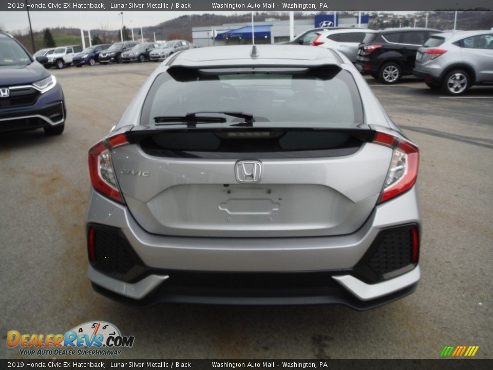 2019 Honda Civic EX Hatchback Lunar Silver Metallic / Black Photo #11