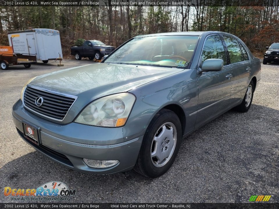 2002 Lexus LS 430 Mystic Sea Opalescent / Ecru Beige Photo #1