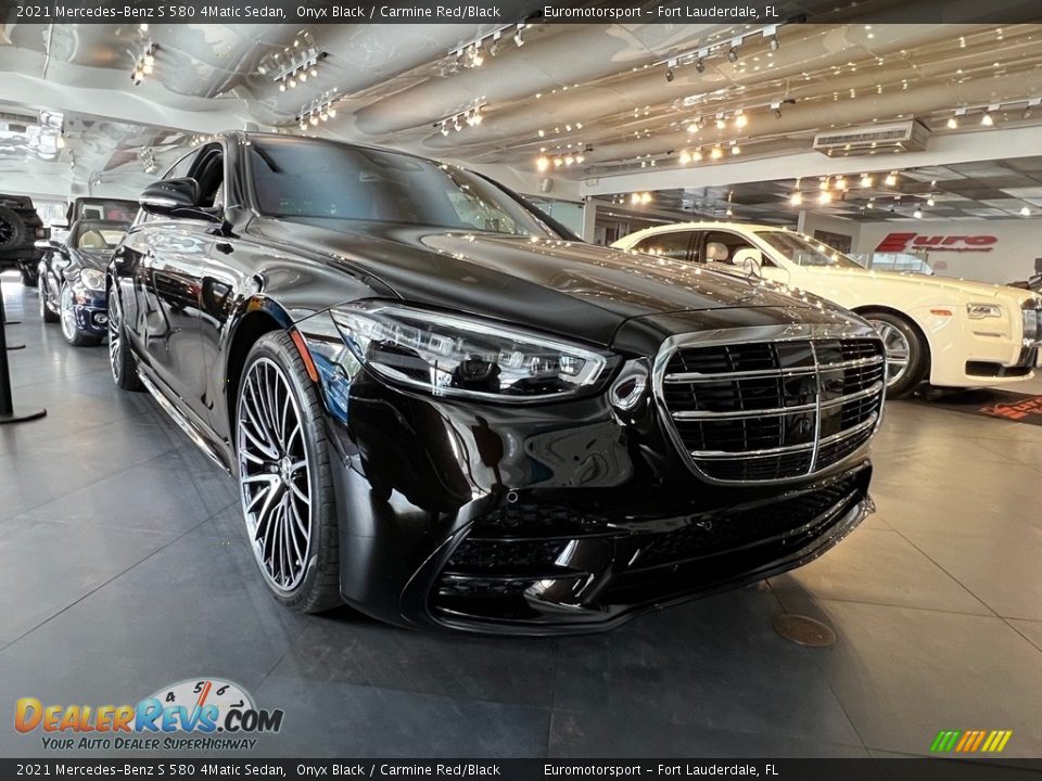 Onyx Black 2021 Mercedes-Benz S 580 4Matic Sedan Photo #1