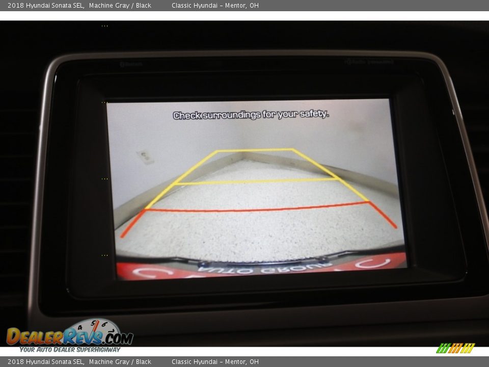 2018 Hyundai Sonata SEL Machine Gray / Black Photo #11