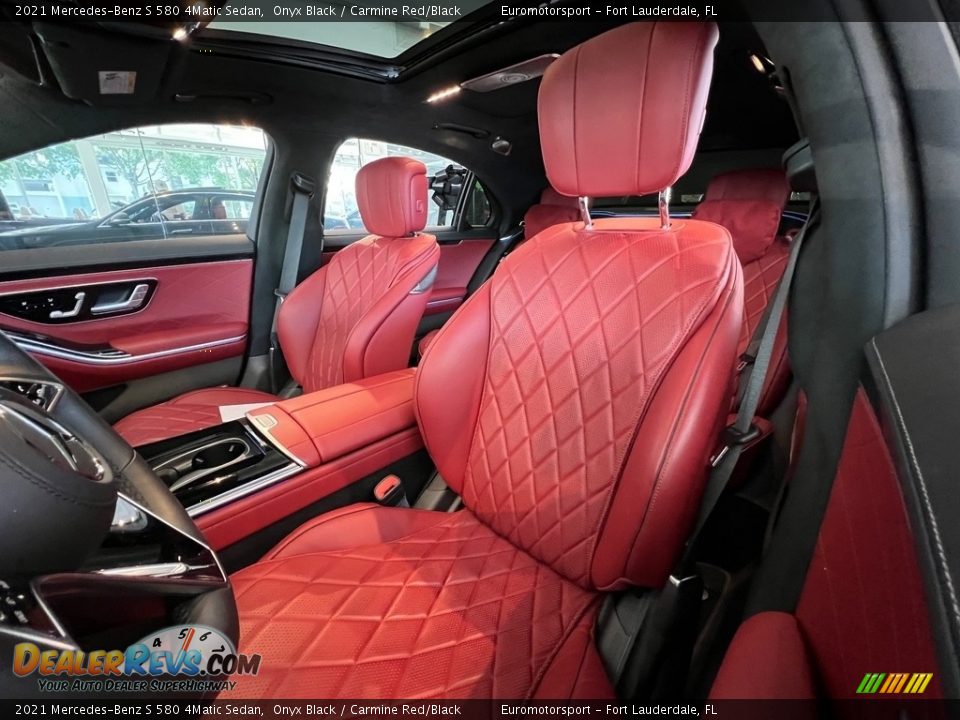 Carmine Red/Black Interior - 2021 Mercedes-Benz S 580 4Matic Sedan Photo #2