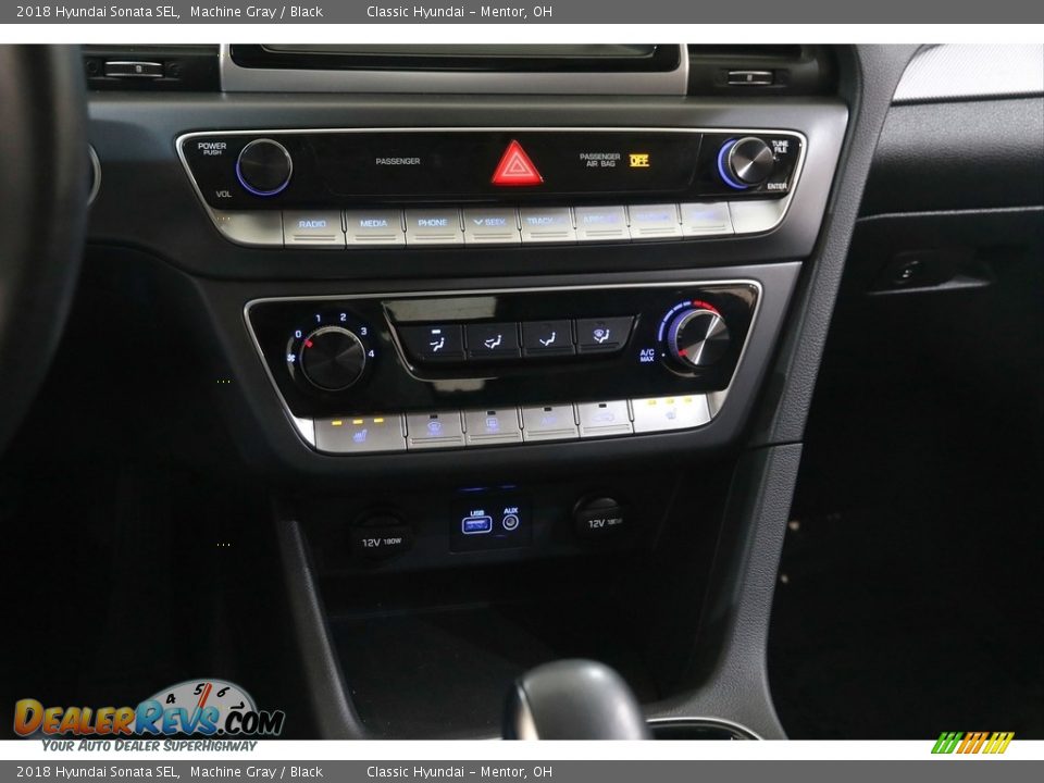 2018 Hyundai Sonata SEL Machine Gray / Black Photo #12
