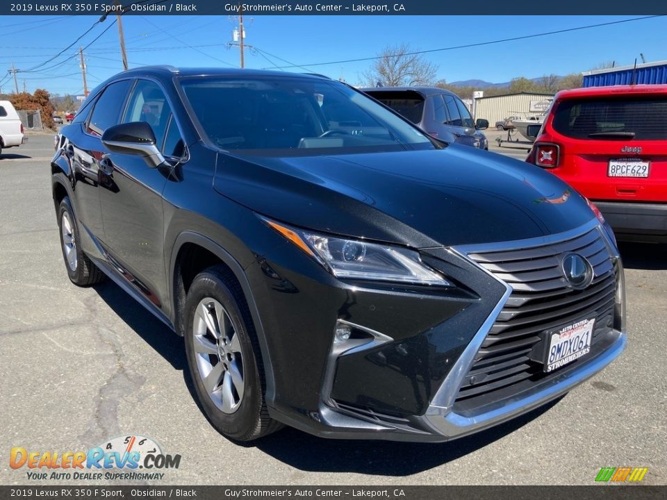 2019 Lexus RX 350 F Sport Obsidian / Black Photo #1