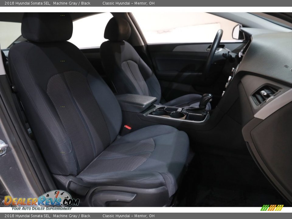 2018 Hyundai Sonata SEL Machine Gray / Black Photo #14