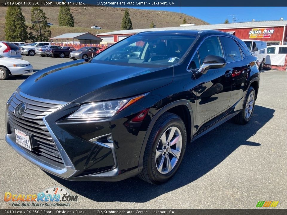 2019 Lexus RX 350 F Sport Obsidian / Black Photo #3