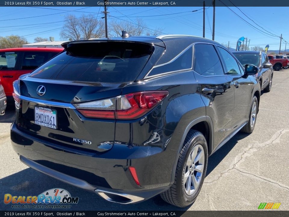 2019 Lexus RX 350 F Sport Obsidian / Black Photo #10