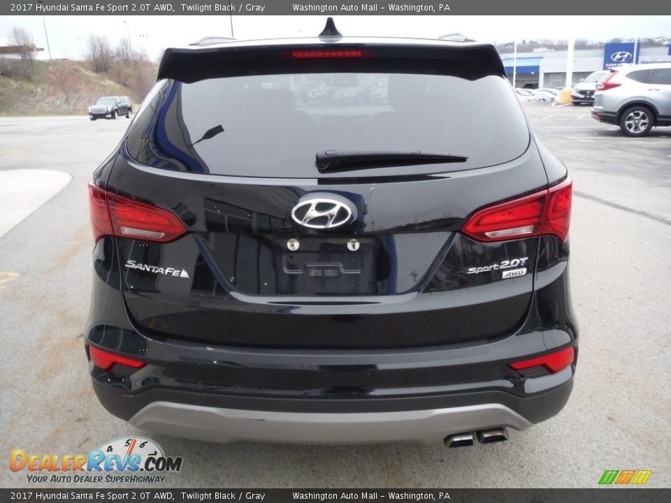 Twilight Black 2017 Hyundai Santa Fe Sport 2.0T AWD Photo #8