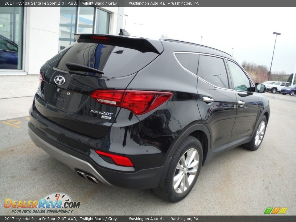 Twilight Black 2017 Hyundai Santa Fe Sport 2.0T AWD Photo #9