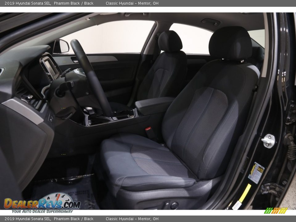 2019 Hyundai Sonata SEL Phantom Black / Black Photo #5