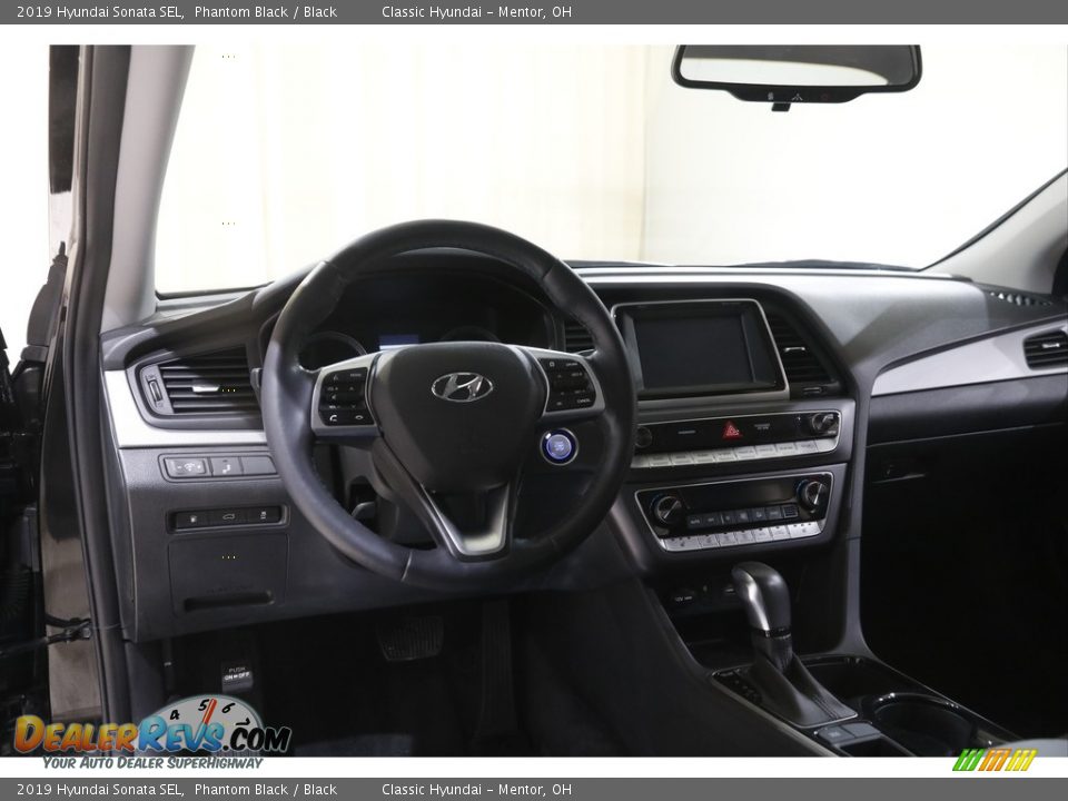 2019 Hyundai Sonata SEL Phantom Black / Black Photo #6