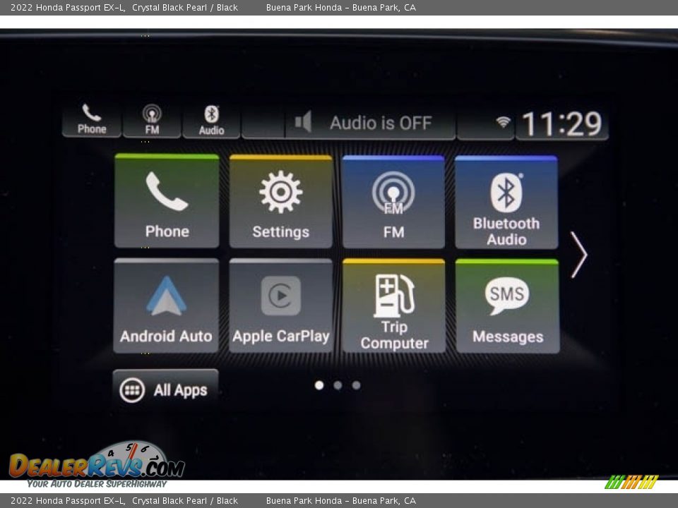 2022 Honda Passport EX-L Crystal Black Pearl / Black Photo #34