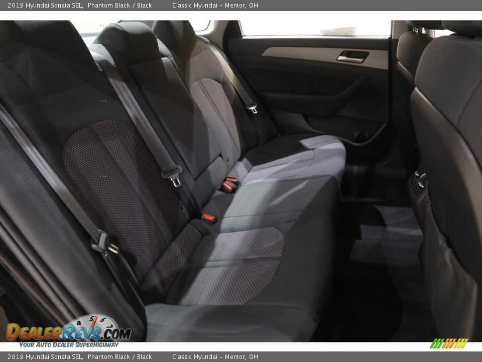 2019 Hyundai Sonata SEL Phantom Black / Black Photo #14