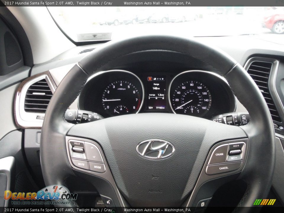 2017 Hyundai Santa Fe Sport 2.0T AWD Steering Wheel Photo #25